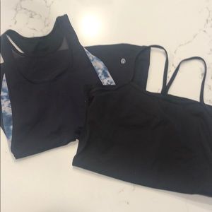 Bundle of two LuLu bra tanks 🍋